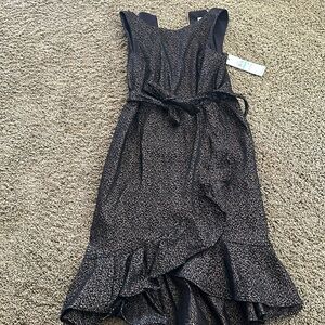 Black gold fancy dress